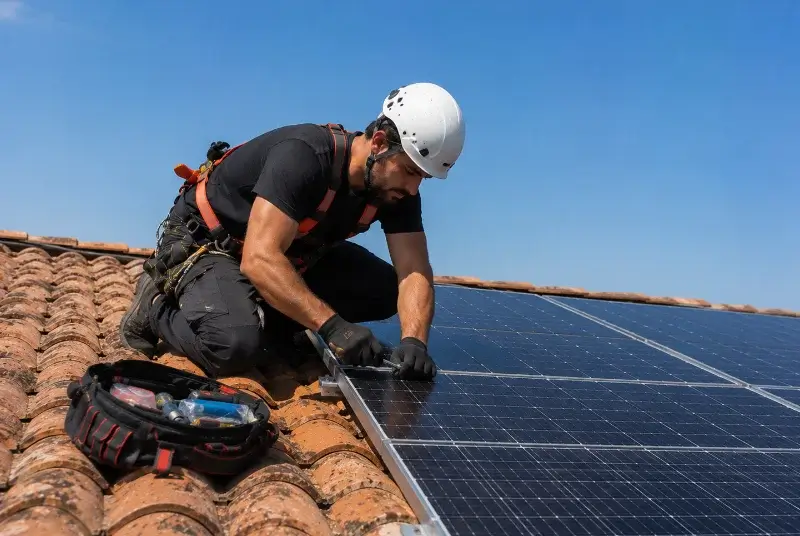 Maintenance et monitoring de panneaux solaires à Joch