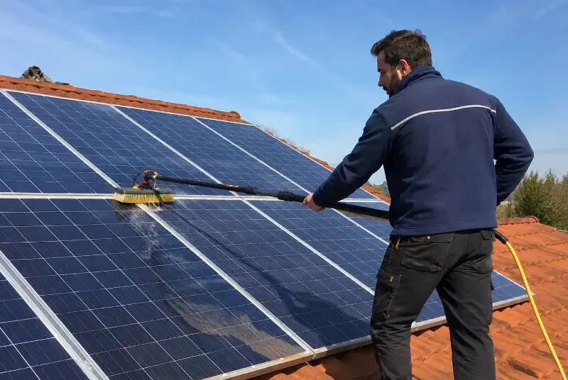 Nettoyage et entretien de panneaux solaires à Joch